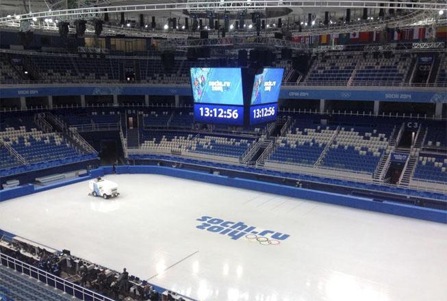 A casa da patinação artística e da patinação de velocidade em pista curta é outra arena removível dos Jogos de Inverno / Foto: Esporte Alternativo